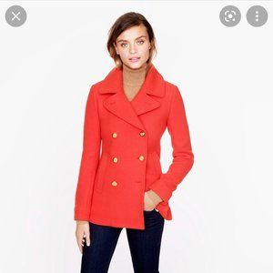 J.Crew Stadium Cloth 'Majesty' Peacoat